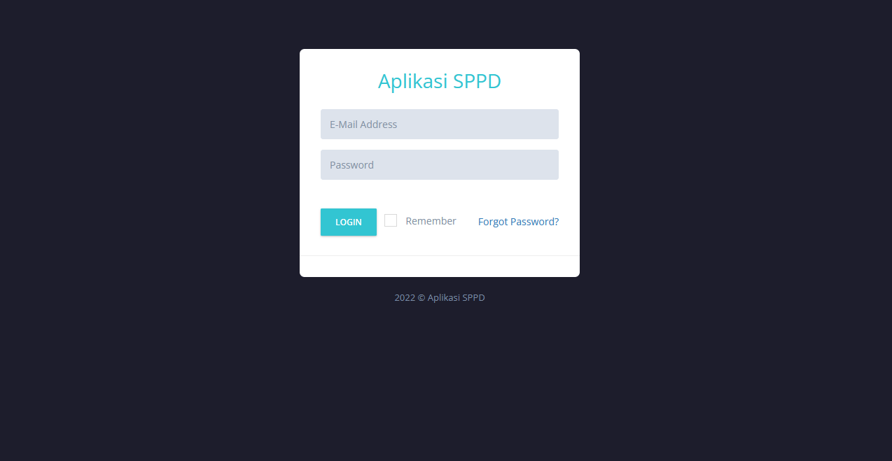 Download Aplikasi SPPD Laravel Gratis