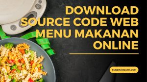 Download Source Code Web Menu Makanan Online
