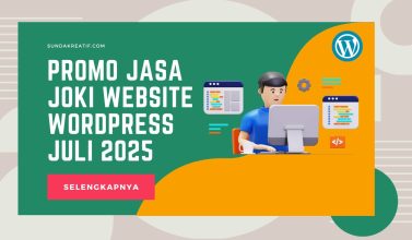 Promo Jasa Joki Website WordPress Juli 2025