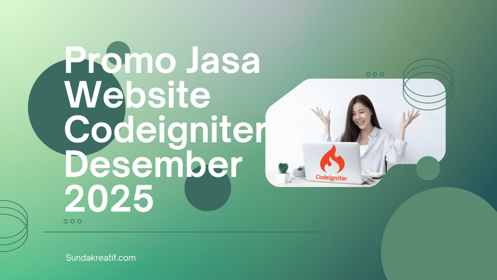 Promo Jasa Website CodeIgniter Desember 2025