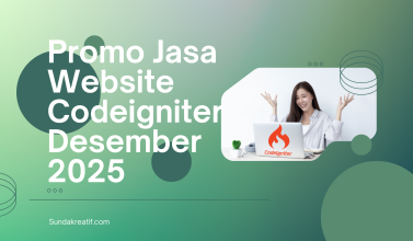 Promo Jasa Website CodeIgniter Desember 2025