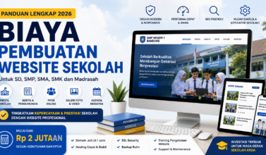 Biaya pembuatan website sekolah 2026