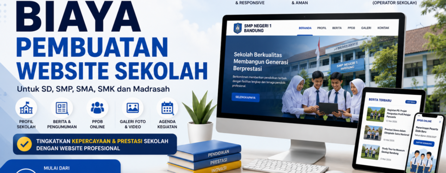Biaya pembuatan website sekolah 2026