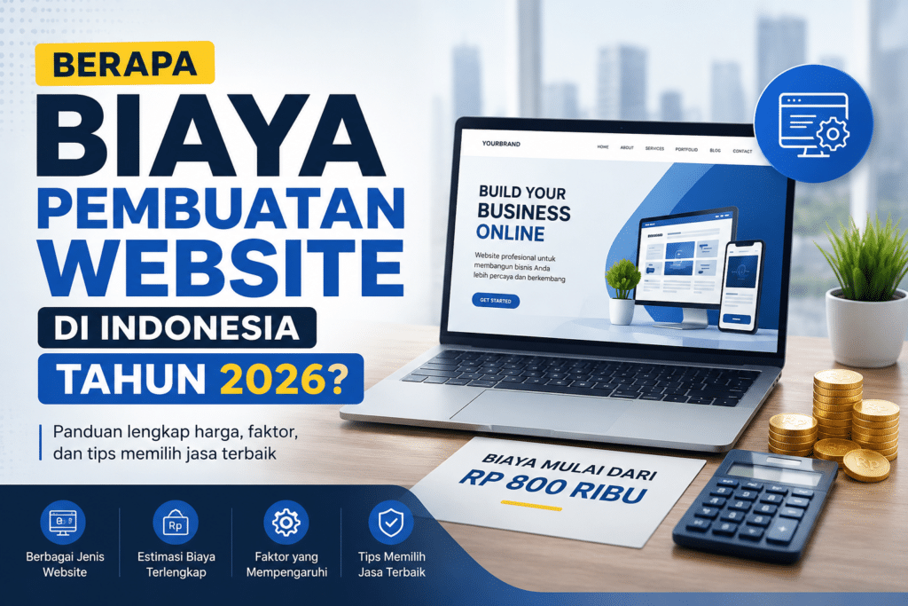 Biaya Pembuatan Website di Indonesia Tahun 2026